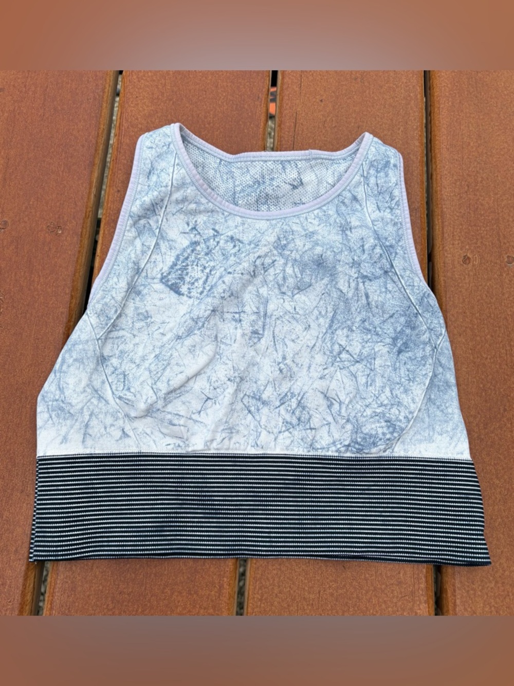 lululemon athletica Ebb to Train Sports Bra White/Black/Luna colorway